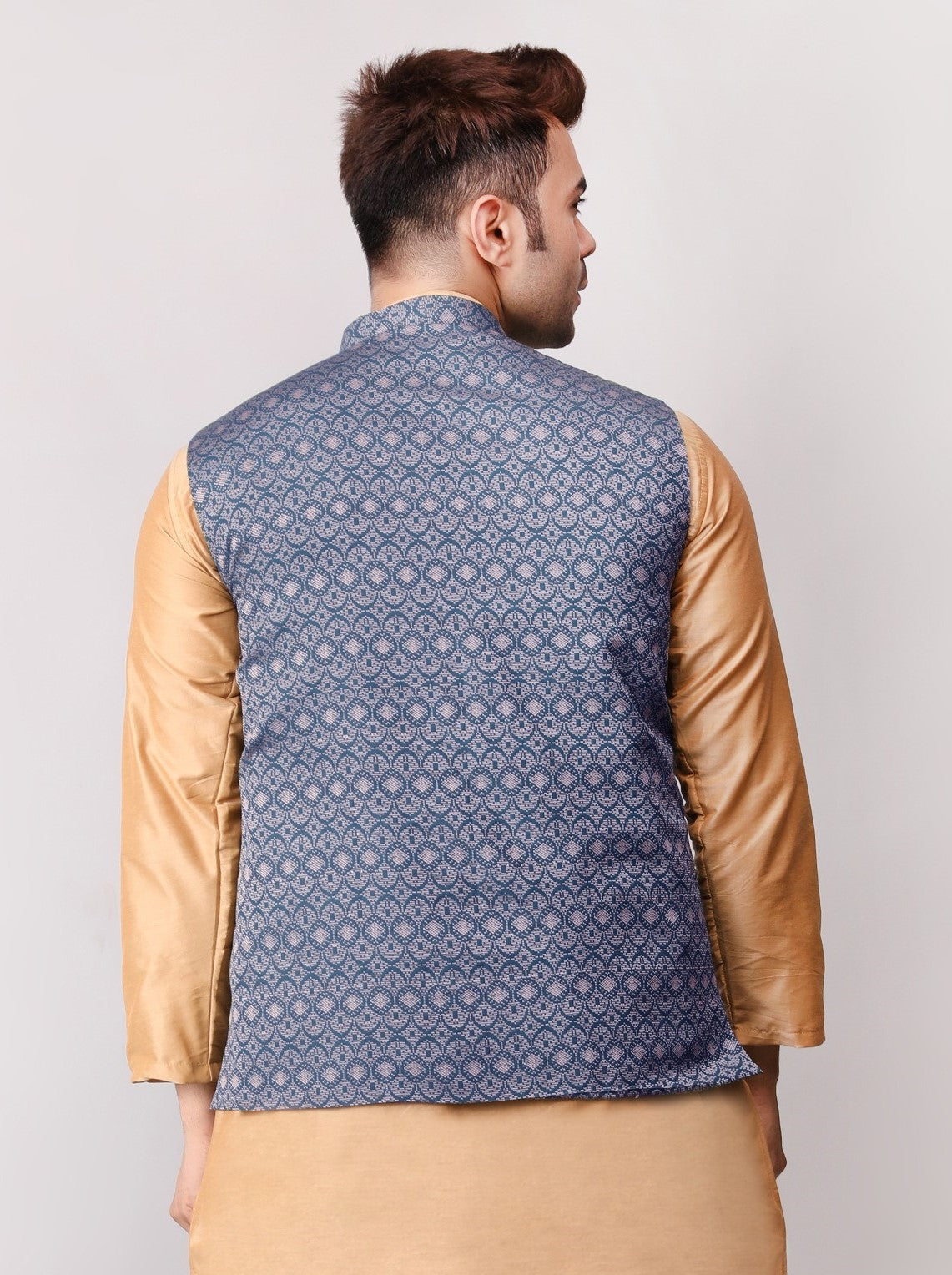 Men's Jawahar cut || Modi Jacket || Nehru Jacket Waist Coat || Vest Ethnic Wear Dark Blue
