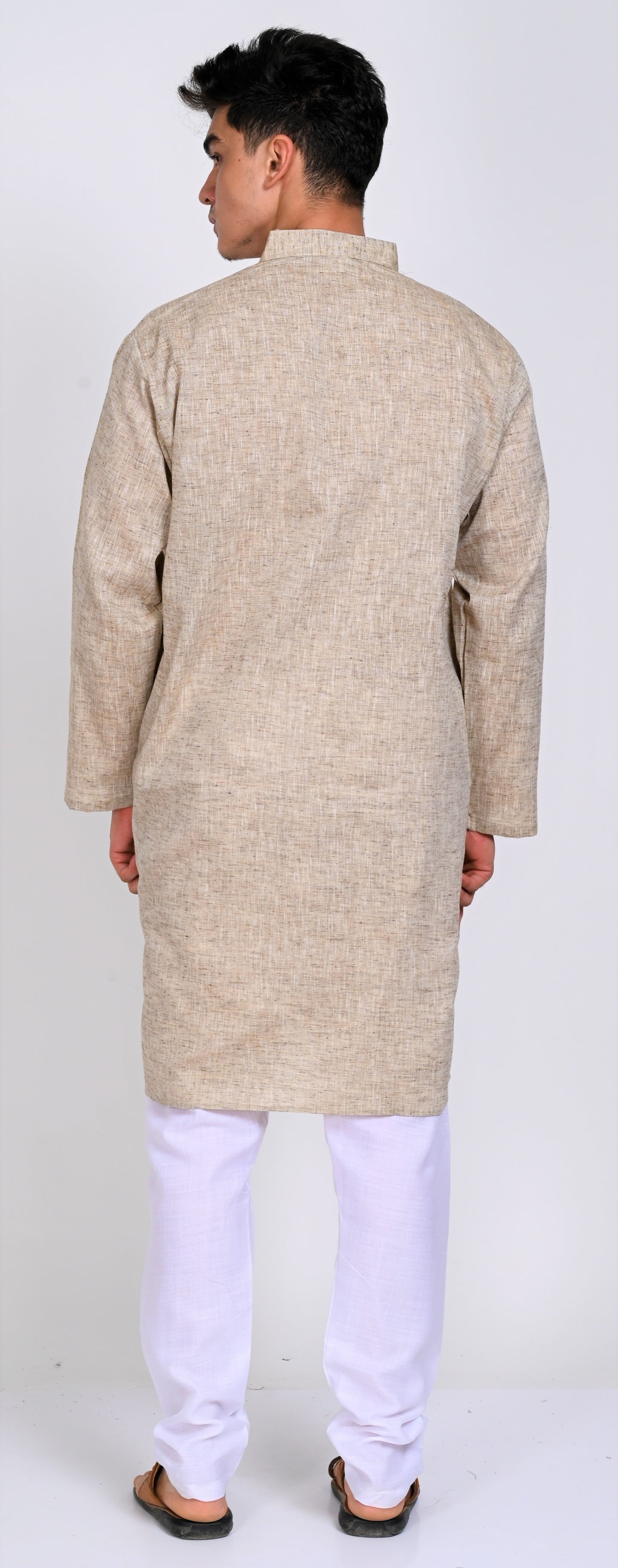 Men's Brown Premium Cotton Kurta Pajama Set
