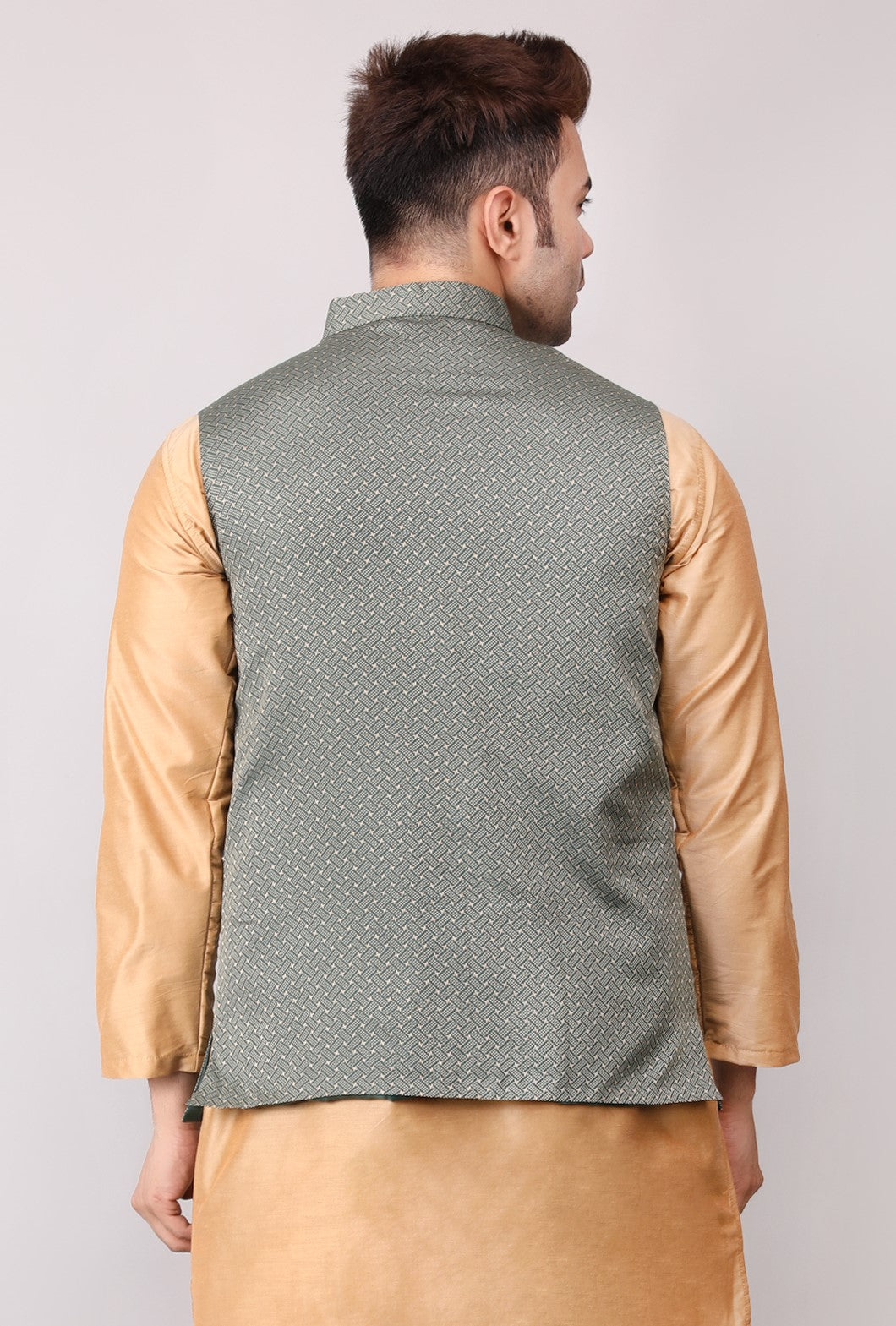 Men's Jawahar cut || Modi Jacket || Nehru Jacket Waist Coat || Vest Ethnic Wear Royal Green