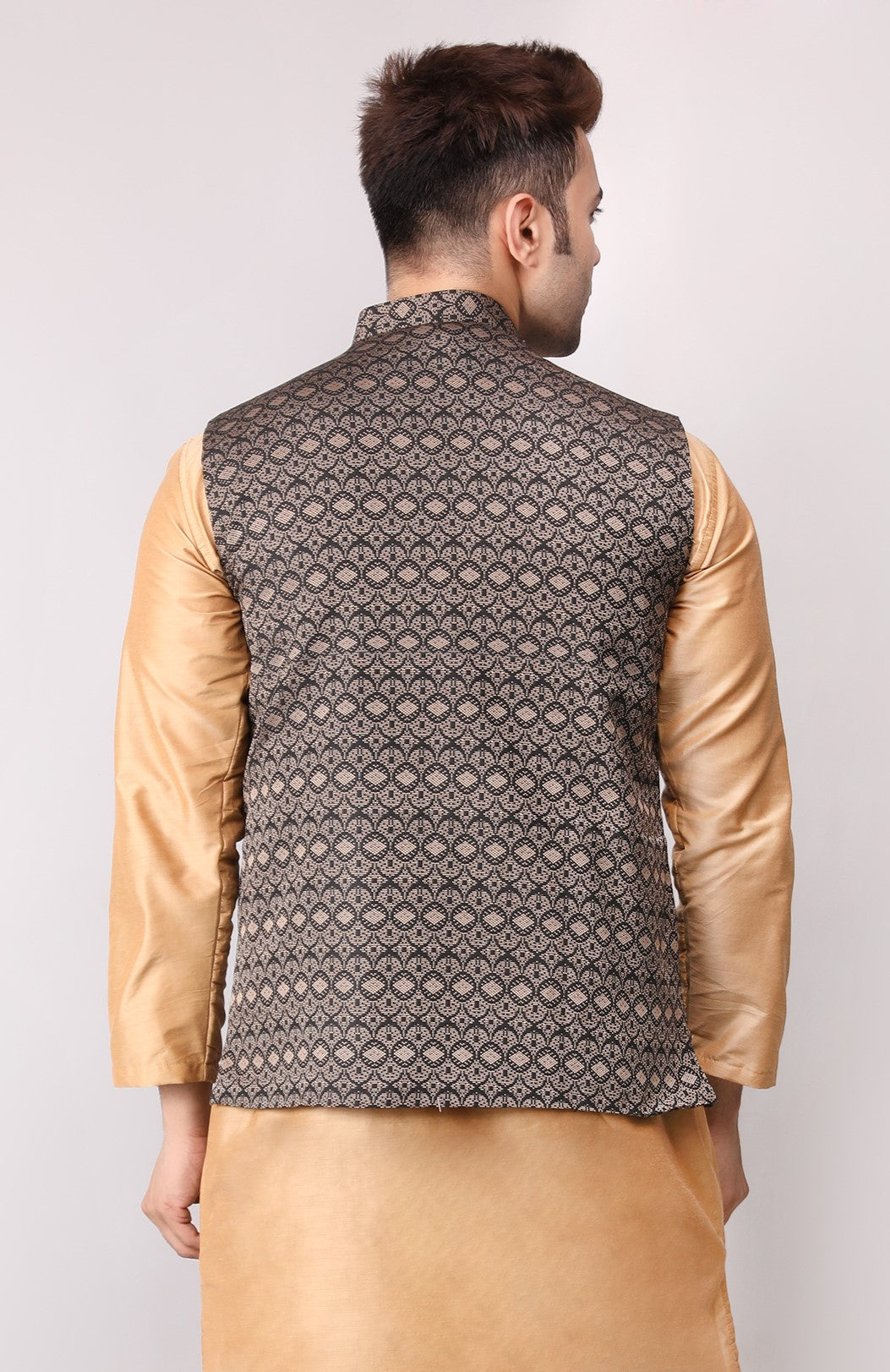 Men's Jawahar cut || Modi Jacket || Nehru Jacket Waist Coat || Vest Ethnic Wear Black