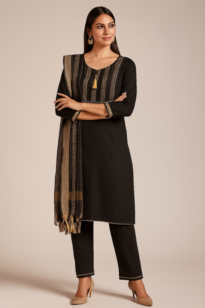 Women's Kurti Pant Dupatta Set